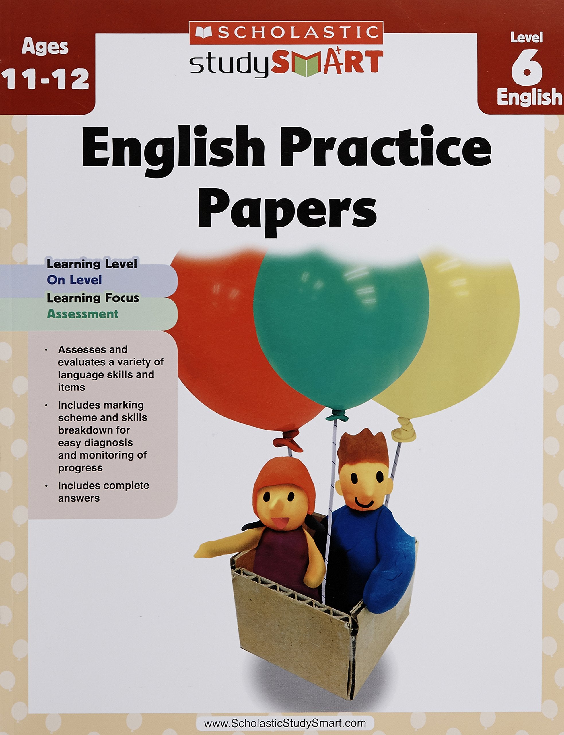 Scholastic Study Smart English Practice Papers 6