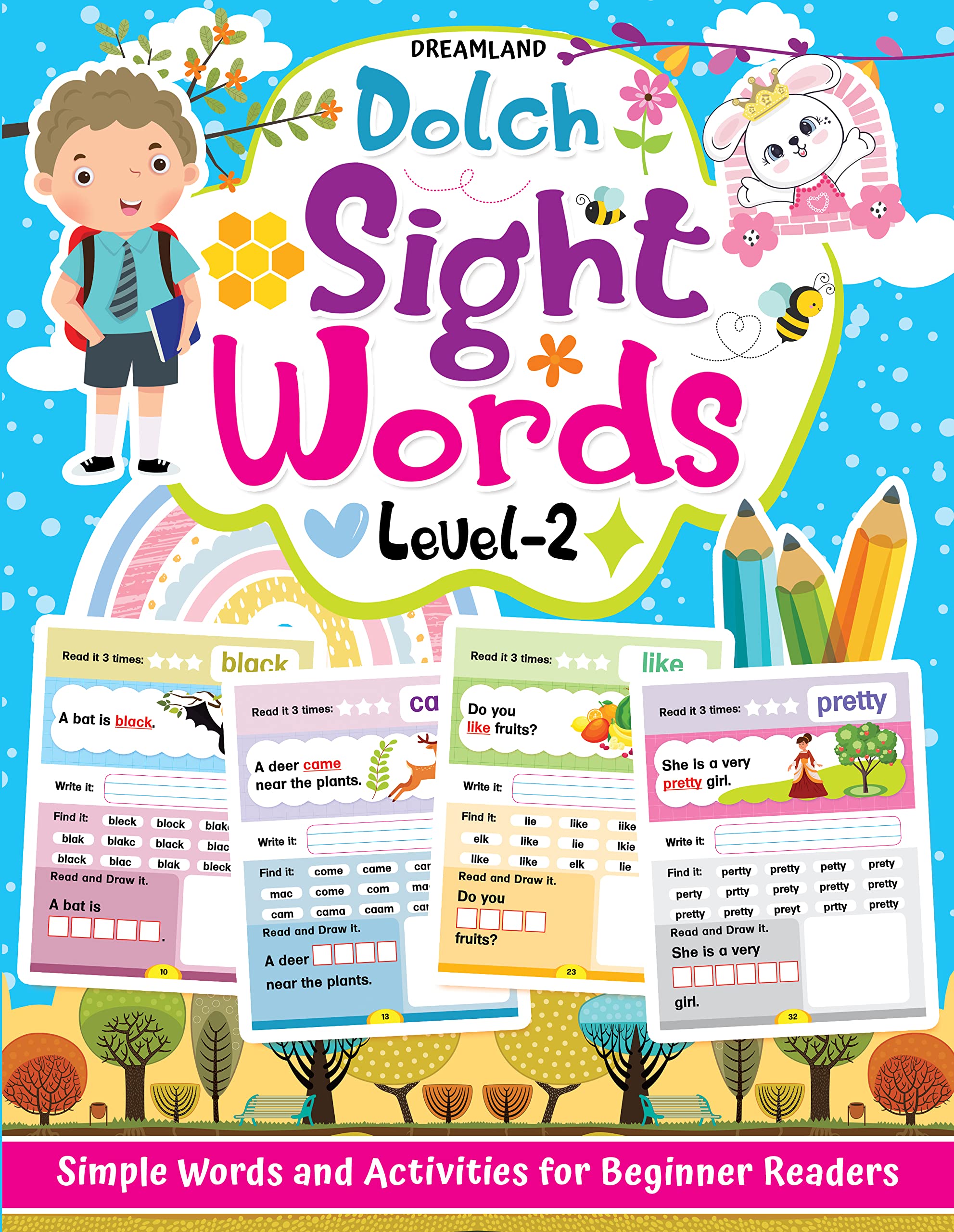 Dolch Sight Words Level 2 for Children Age 4 -8 Years