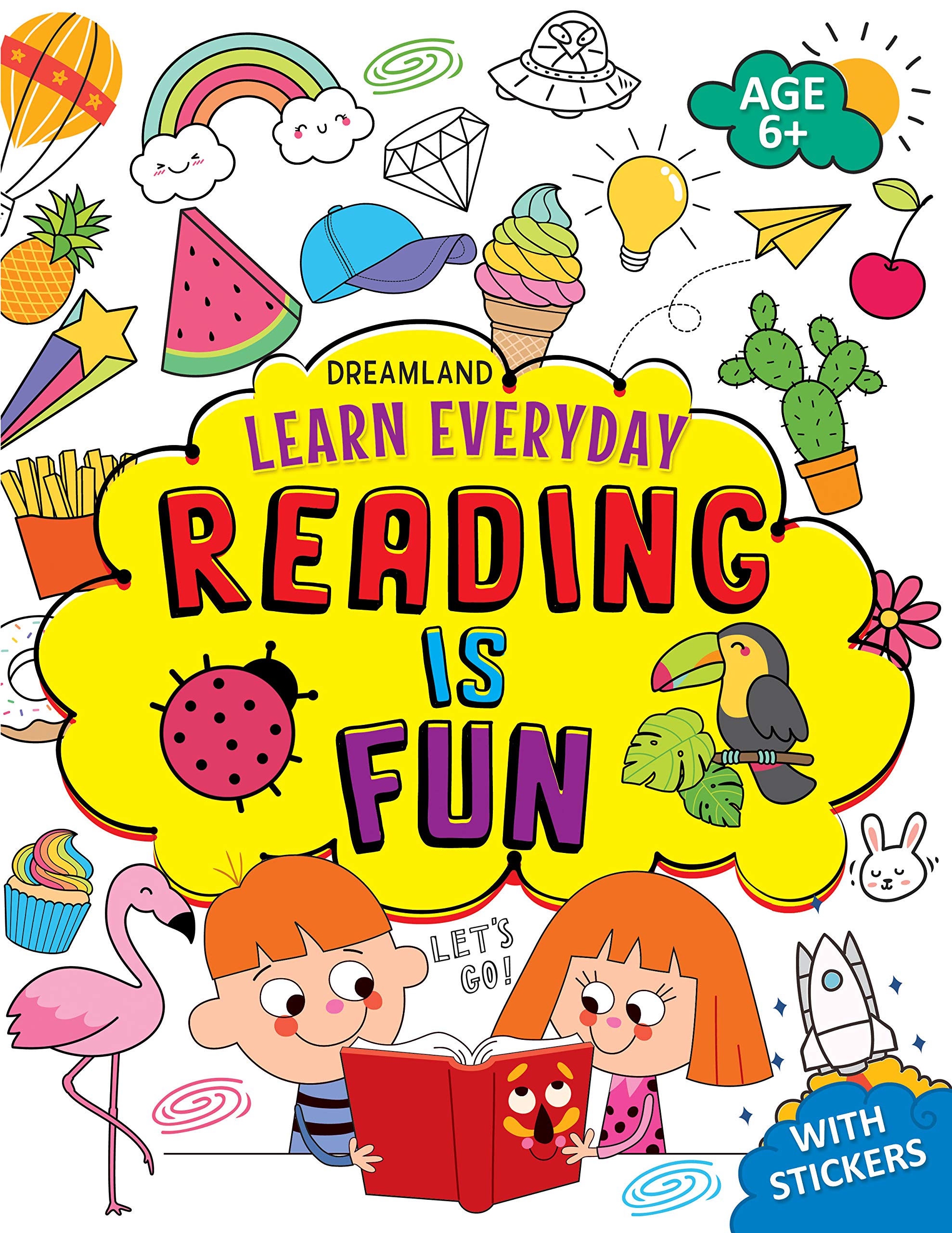 Reading is Fun with Stickers - Learn Everyday Series For Children Paperback