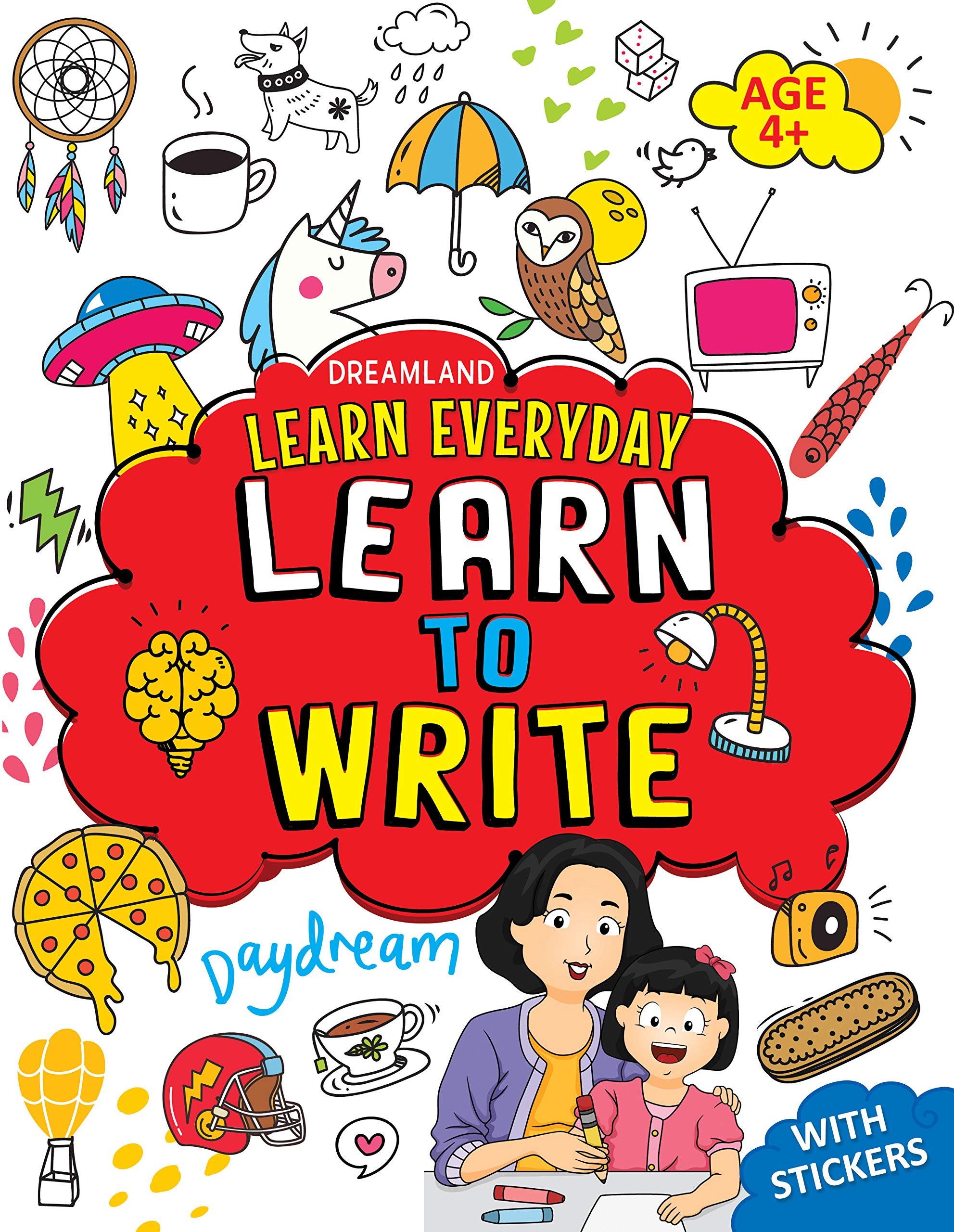 Learn to Write with Stickers - Learn Everyday Series For Children Paperback