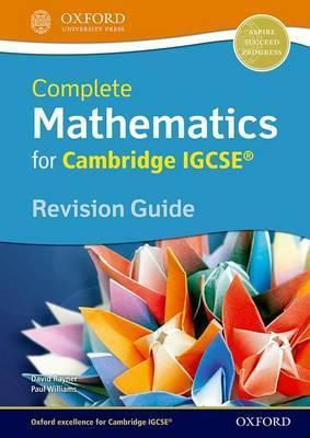 Cambridge Mathematics For Cambridge IGCSE Revision Guide