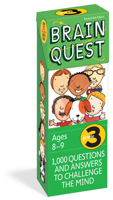 BRAIN QUEST GRADE 3، الطبعة الرابعة المنقحة (مجموعات BRAIN QUEST)