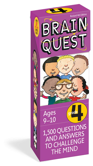 BRAIN QUEST GRADE 4، الطبعة الرابعة المنقحة (مجموعات BRAIN QUEST)