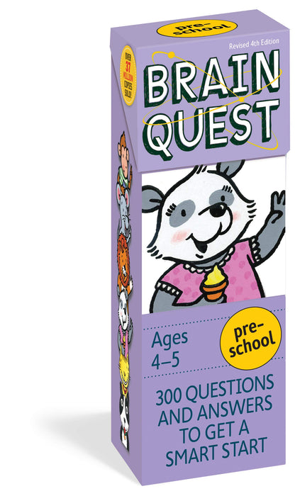 BRAIN QUEST GRADE PRE-K, REVISED 4TH EDITION (BRAIN QUEST DECKS)