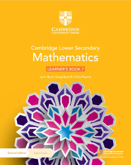 Cambridge Lower Secondary Mathematics Learner's Book 7 with Digital Access 2nd Edition