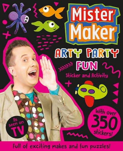 كتاب ملصقات وأنشطة للحفلات الفنية من Mister Maker 