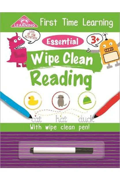 First Time Learning: Wipe Clean reading