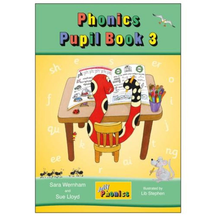 كتاب التلاميذ Jolly Phonics 3 (كتاب التلاميذ الملون)