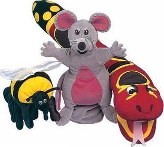 Jolly Phonics Puppets, set of all 3*-(ON ORDER)