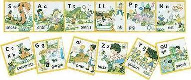 Jolly Phonics Wall Frieze (pack of 7 strips)*