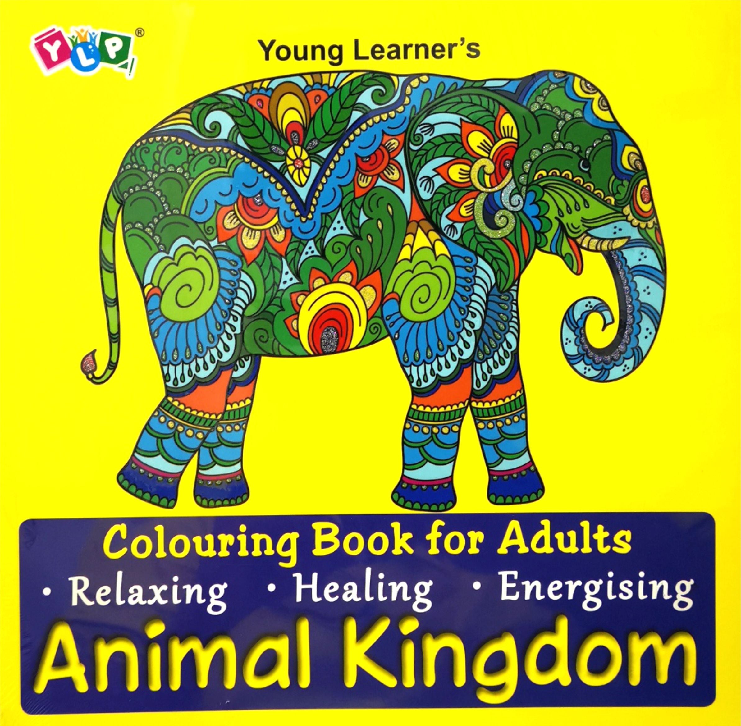 Colouring Book for Adults • Relaxing • Healing • Energising – Animal Kingdom