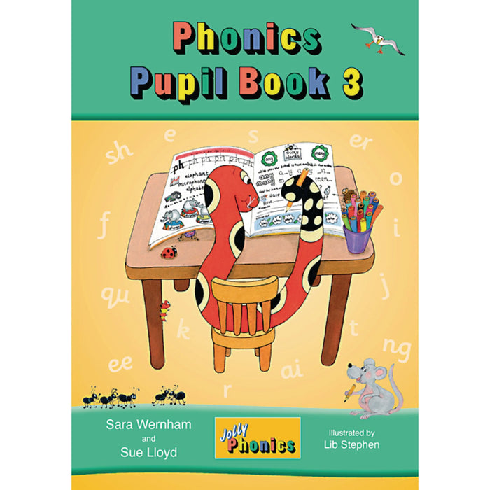 كتاب الطالب Jolly Phonics 3 في الحروف المطبوعة