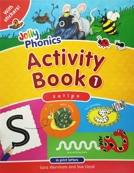 Jolly Phonics Activity Book 1 (in Print Letters)