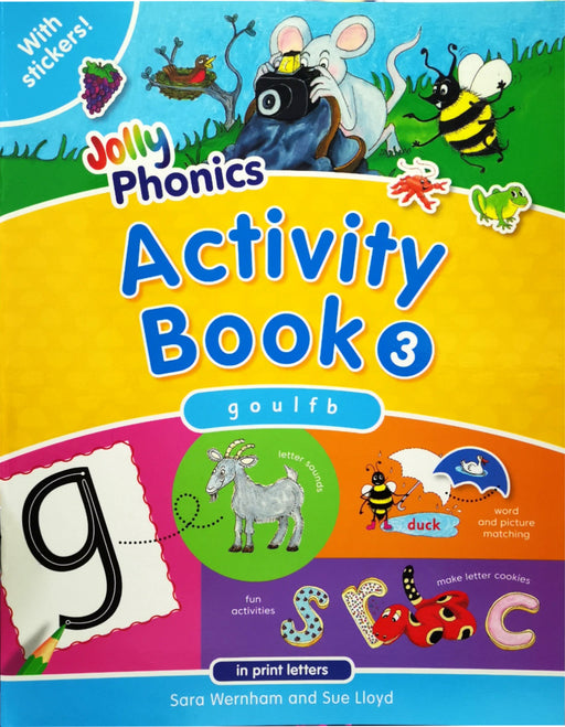 Jolly Phonics Activity Book 3 (in Print Letters)