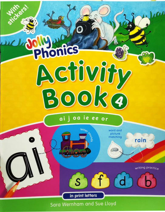 Jolly Phonics Activity Book 4 (in Print Letters)