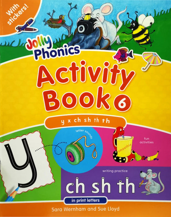 Jolly Phonics Activity Book 6 (in Print Letters)