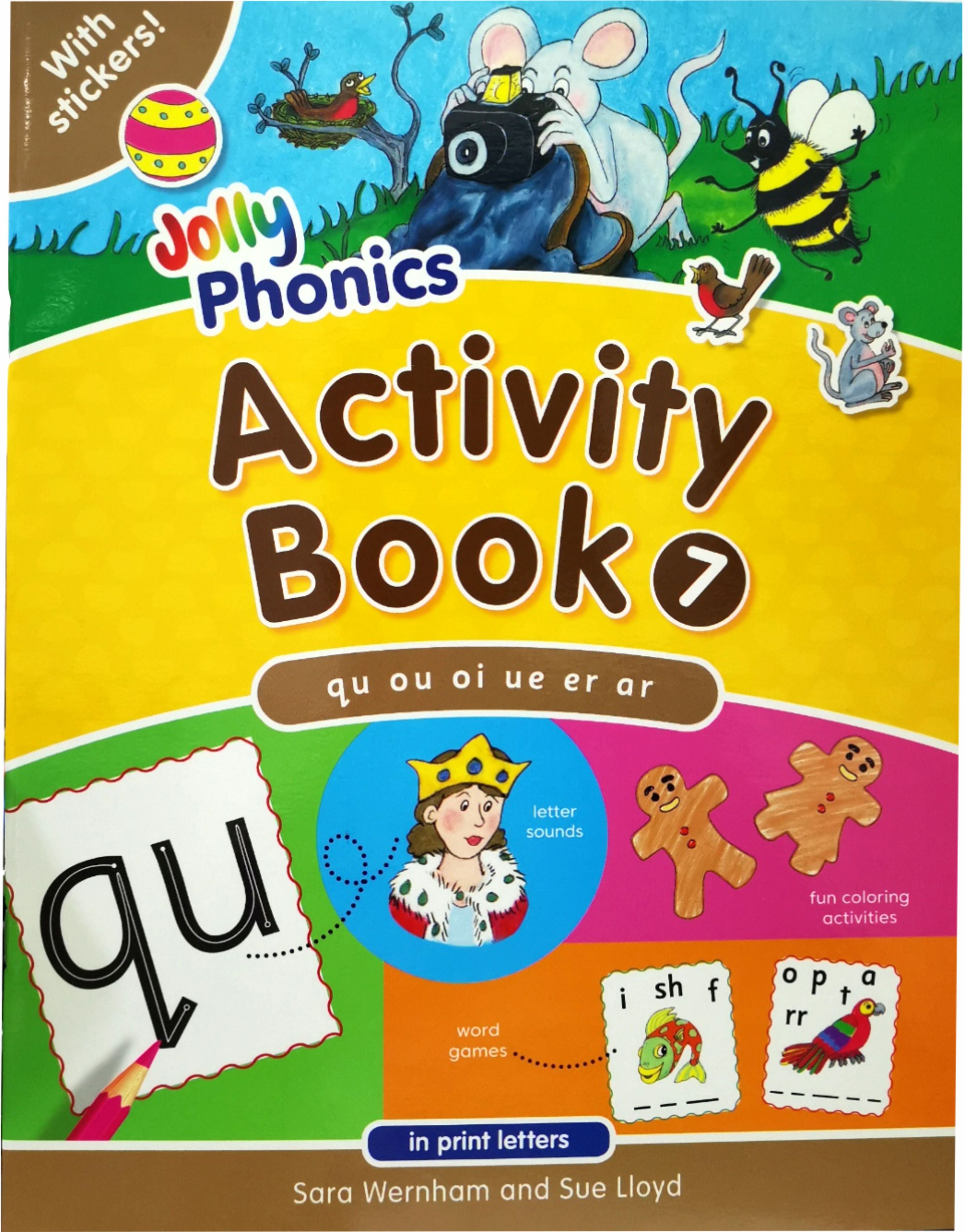 Jolly Phonics Activity Book 7 (in Print Letters)