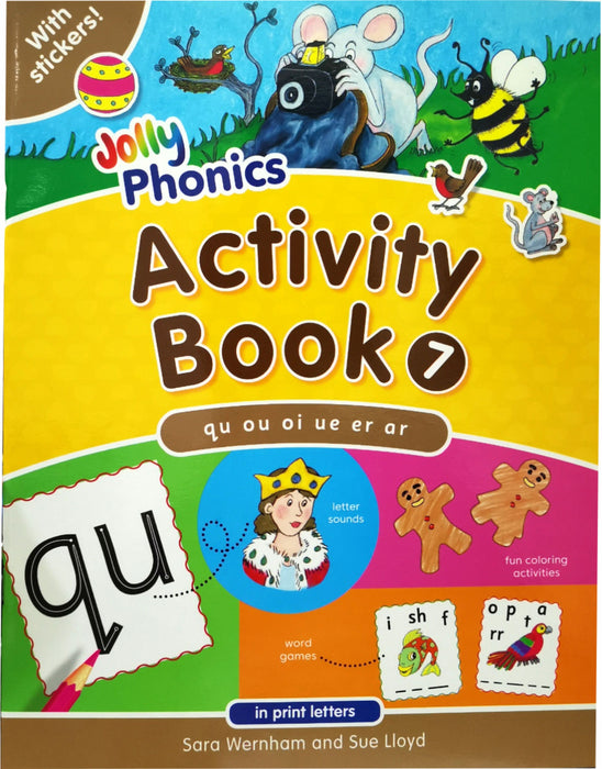 كتاب أنشطة Jolly Phonics 7 (أحرف مطبوعة)