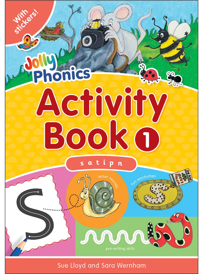 Jolly Phonics Activity Book 1 (s a t i p n)