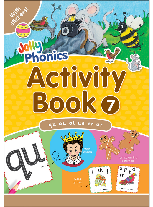 Jolly Phonics Activity Book 7 (qu, ou, oi, ue, er, ar)