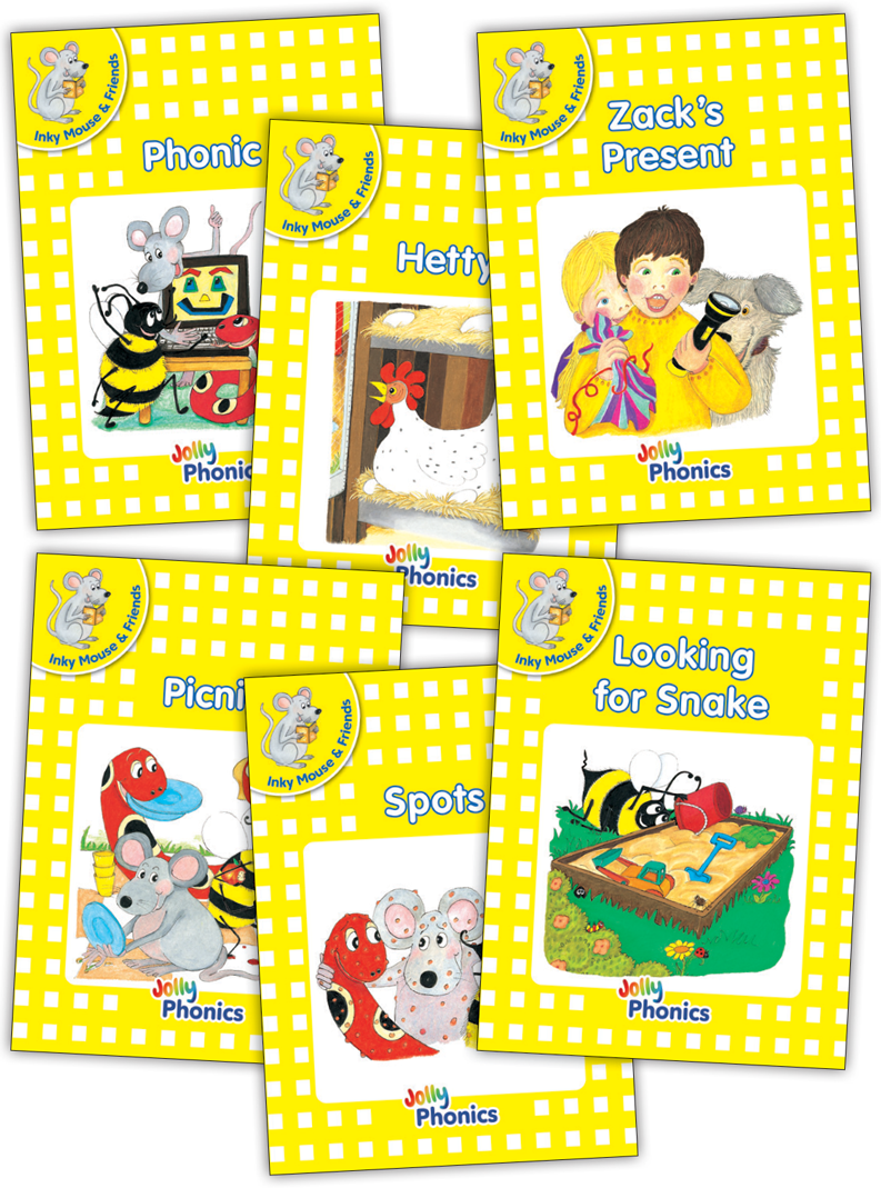 Jolly Phonics Readers, Nonfiction, Yellow Level (pack of 6)