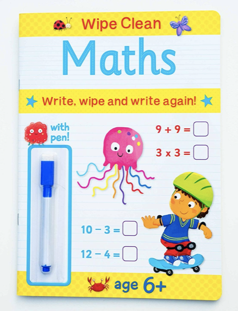 Wipe Clean With Pen 6+ - Maths