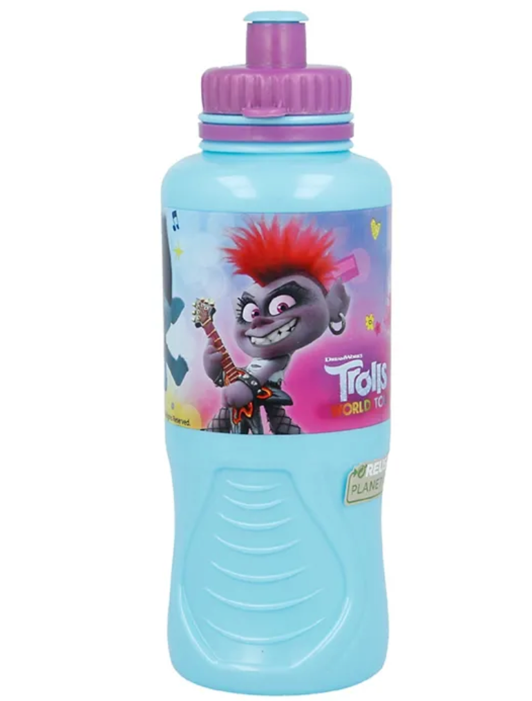 Trolls 2 - Water Bottle with Straw