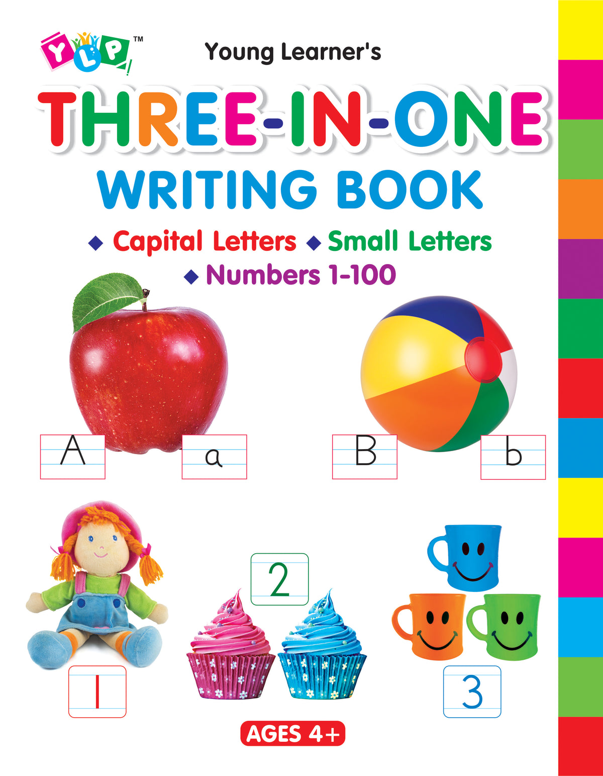 Three-In-One Writing Book — Book Mart W.L.L