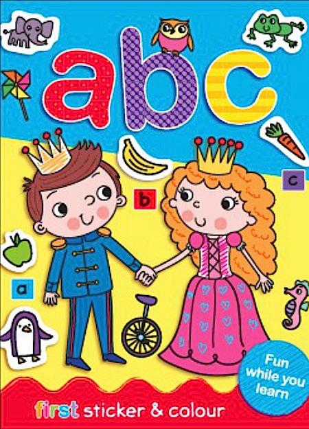 First Sticker And Colour ABC — Book Mart W.L.L