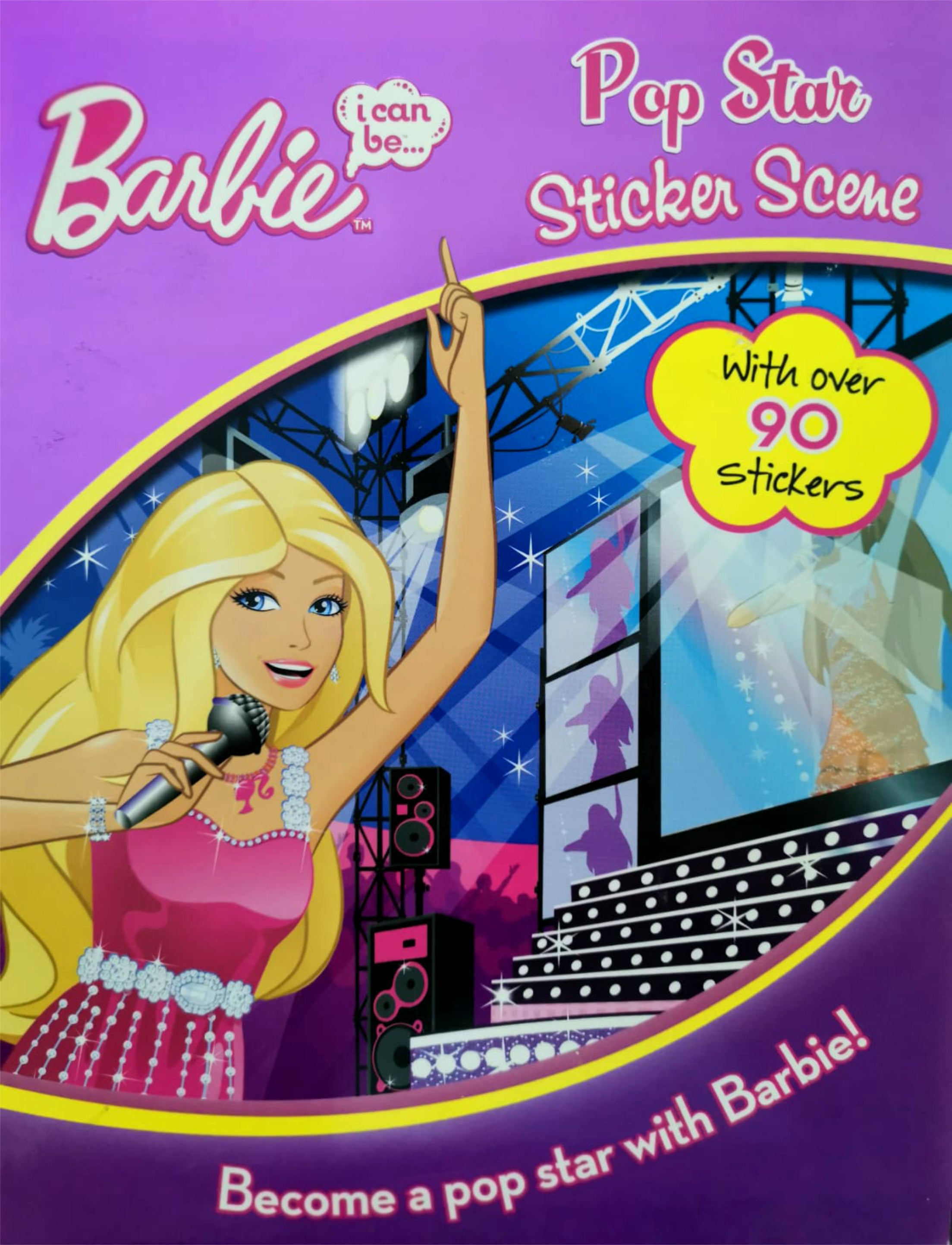 Barbie: Pop Star Sticker Scene