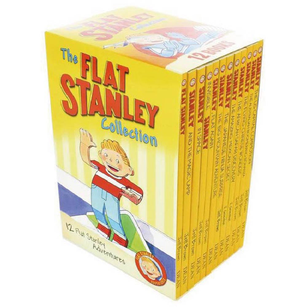 Flat Stanley Adventures Series Collection 12 Book Box Set
