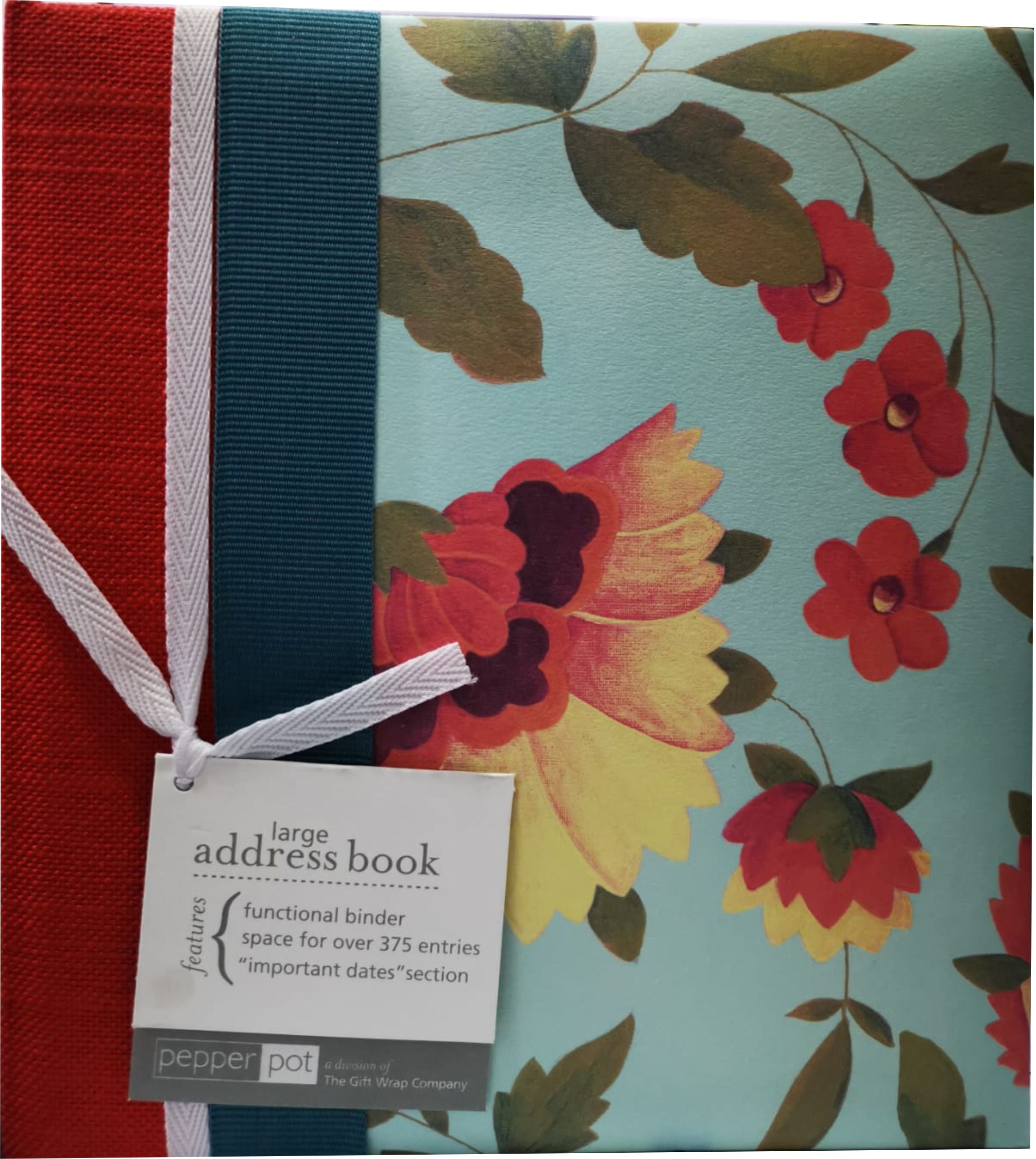 Large Address book Floaral Book Mart W.L.L