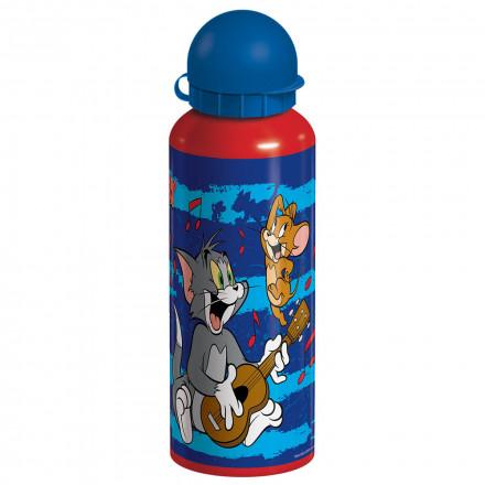 Tom & Jerry - Metal Water Bottle W/Strap