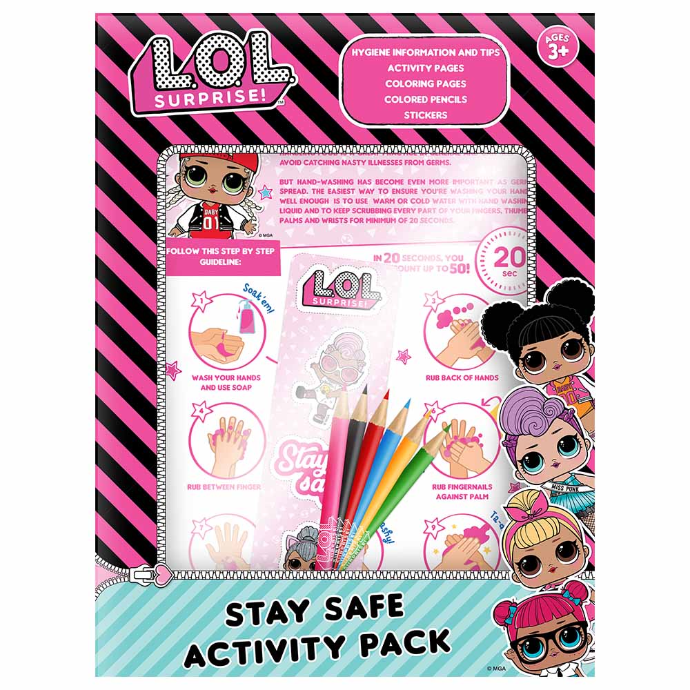 L.O.L. Surprise - Stay Safe Activity Pack - LOL