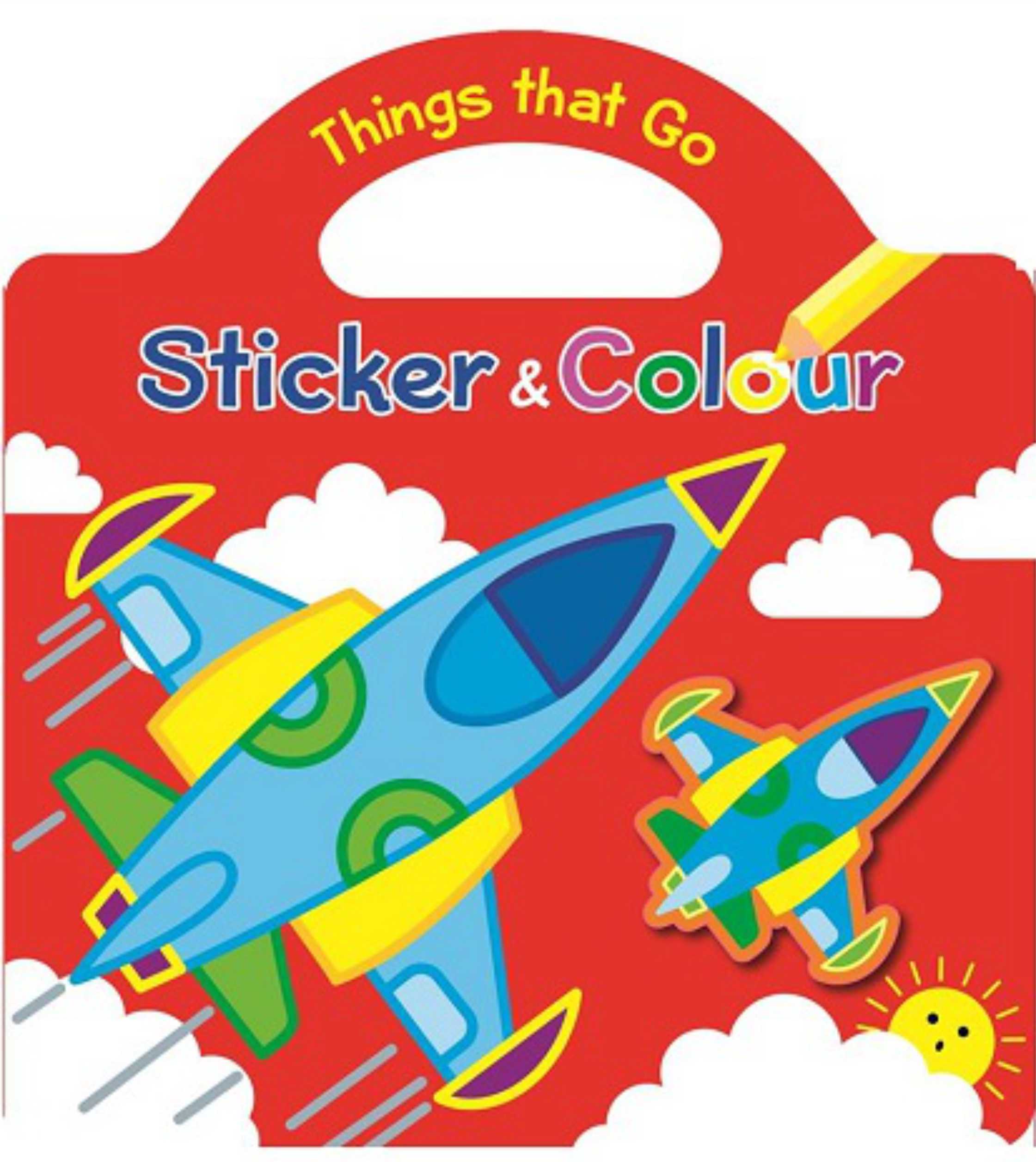 Things That go - Sticker & Colour Book 4