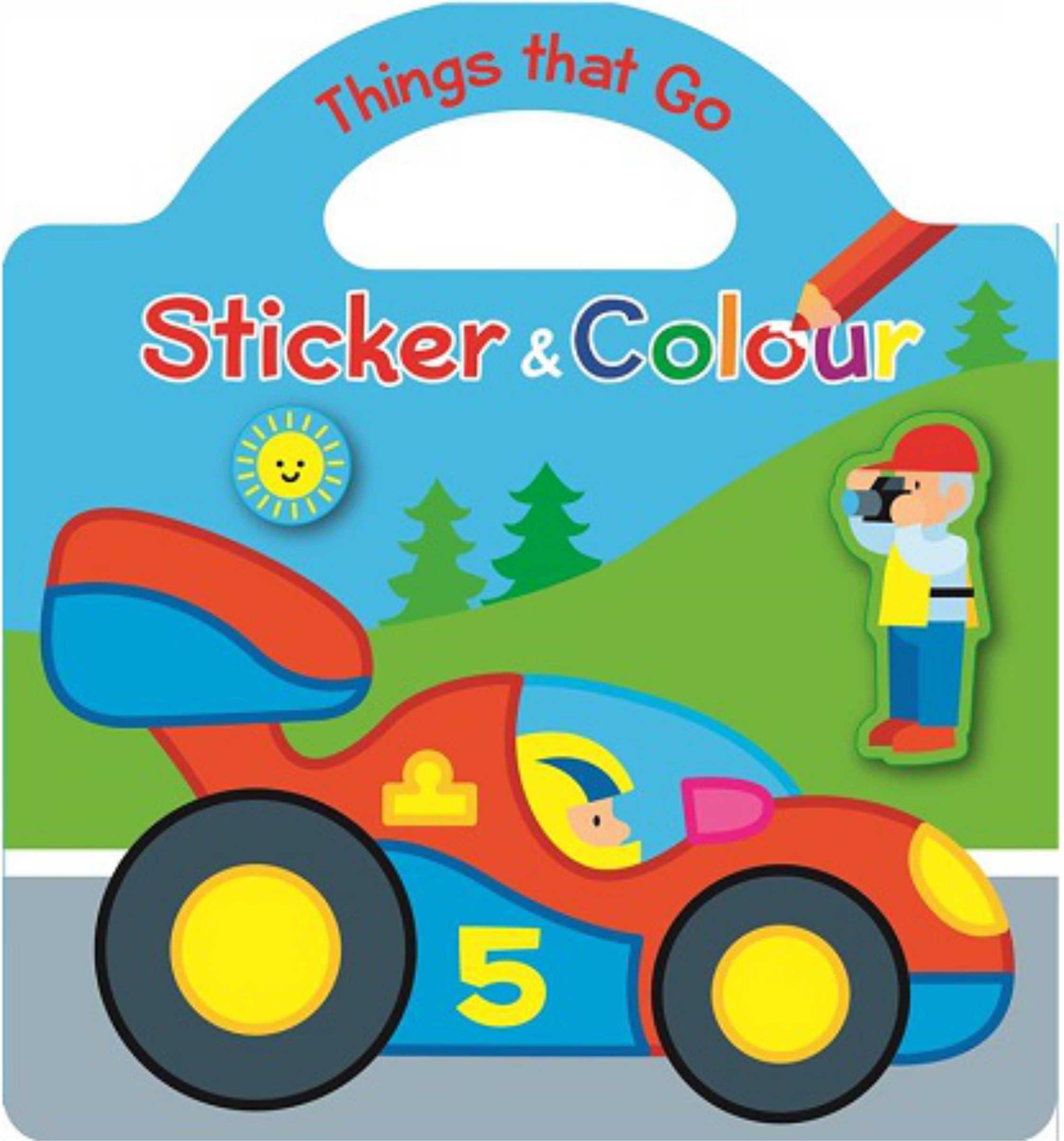 Things That go - Sticker & Colour Book 1