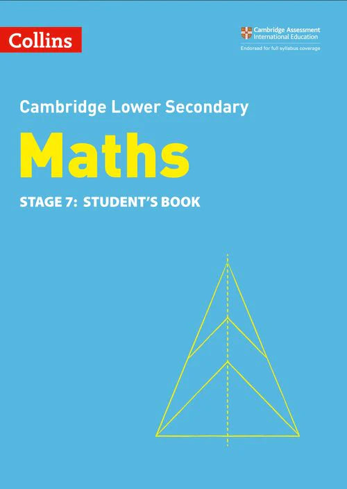 Collins Cambridge Lower Secondary Maths student book: Stage 7