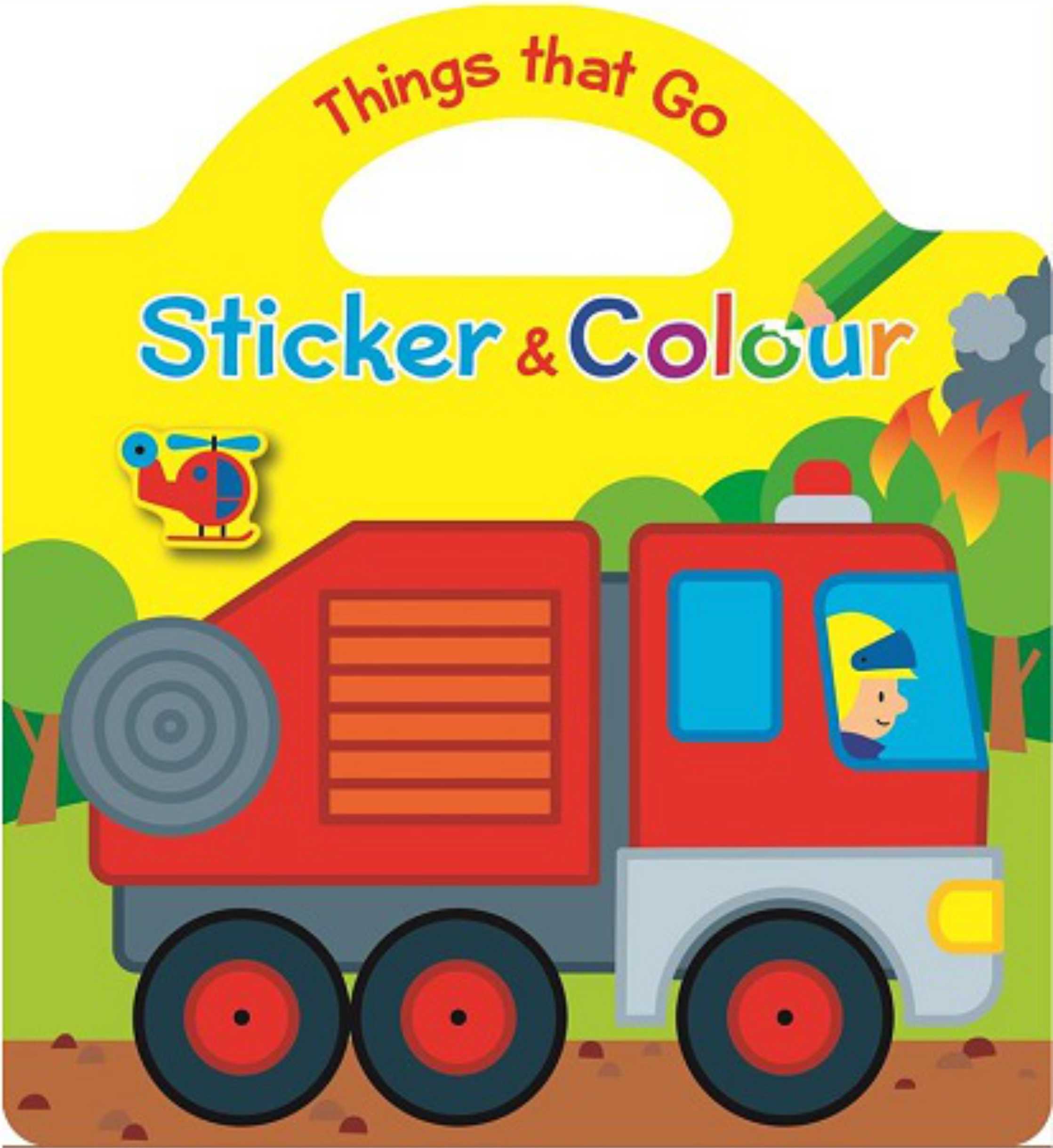 Things That go - Sticker & Colour Book 3
